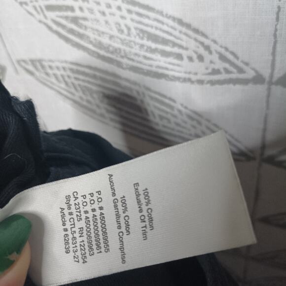 Aritzia Community Shorts Black Cotton Cargo Bermuda - Picture 3 of 6